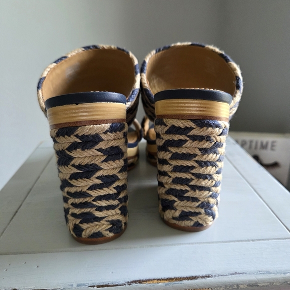 NIB Tory Burch Lola 100-mm sandal- Jute - Picture 4 of 10